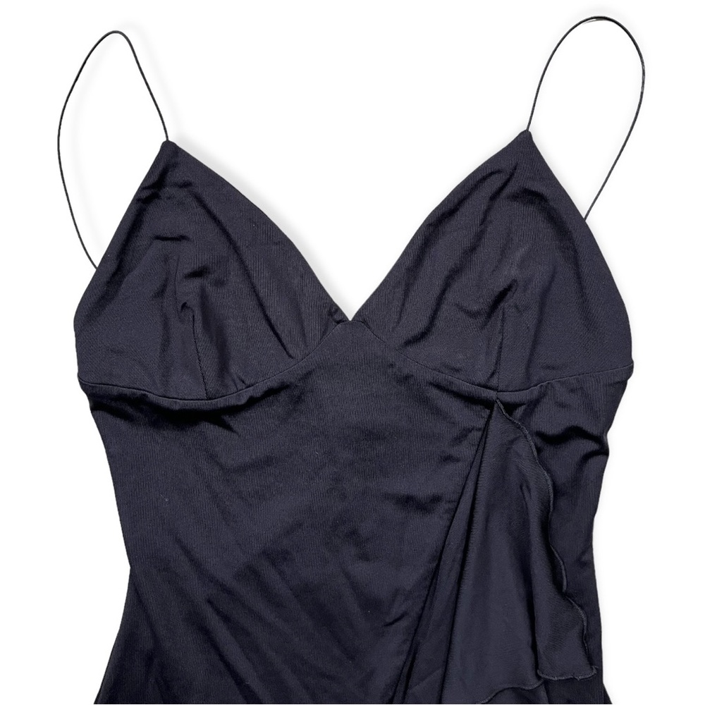 NWT Meshki TANYA Ruffle Mini Dress With Ruffles - Black, sz XS - Picture 9 of 15